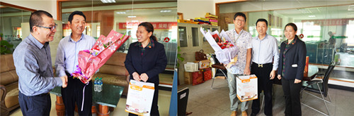 集團(tuán)工會(huì)走訪慰問(wèn)集團(tuán)2013年度勞動(dòng)模范